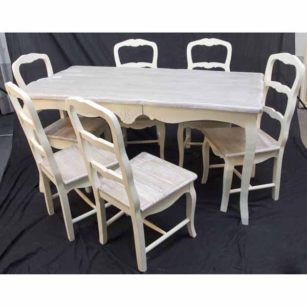 Loire Dining Table & 6 Chairs